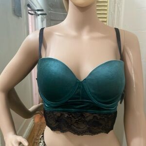 Adore me Elegant Teal Lace Bralette